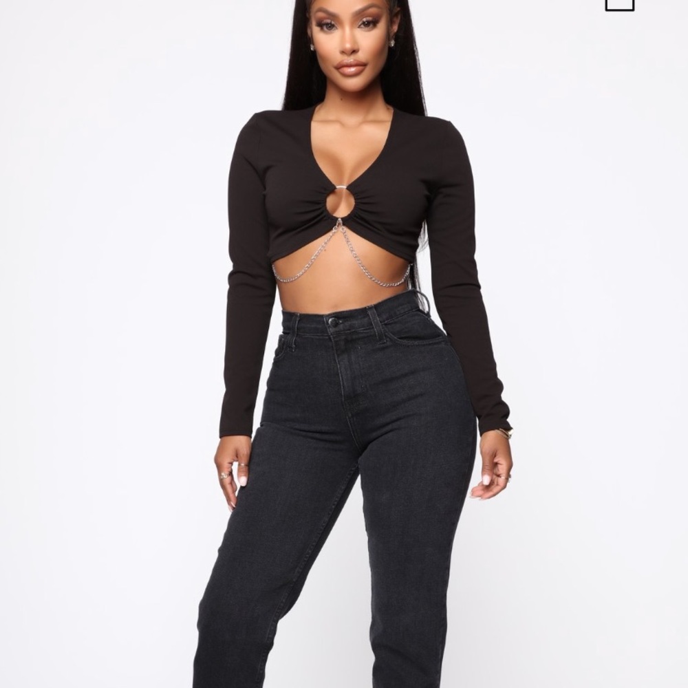 Cropped chain top - Picture 2 of 3